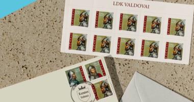Pašto ženklai su LDK valdovais titulinė